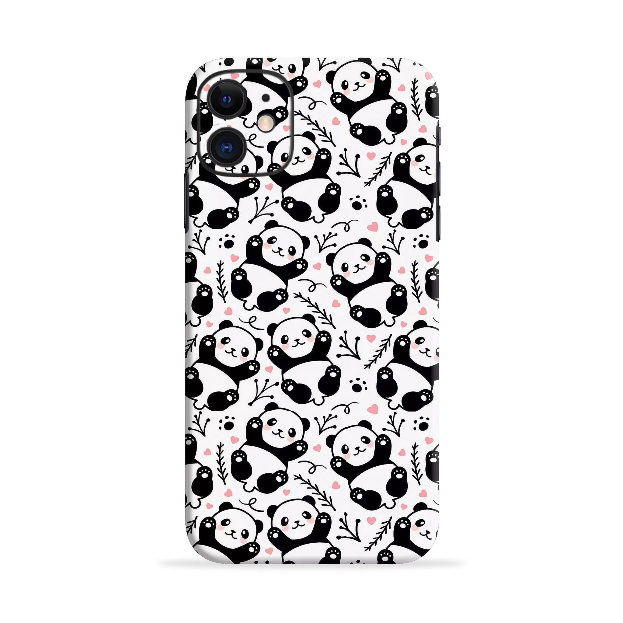 Cute Panda iPhone 5C Back Skin Wrap