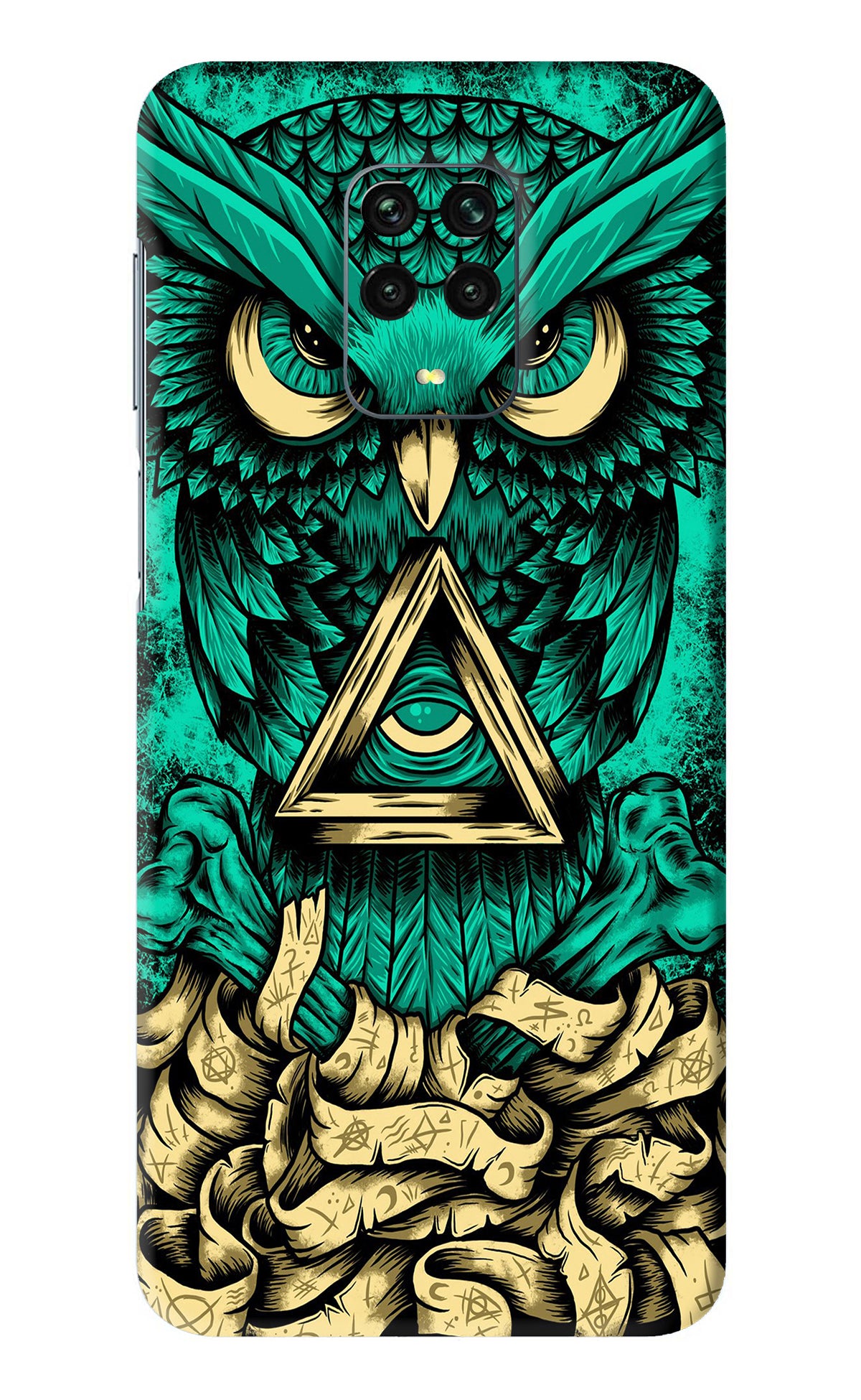 Green Owl Xiaomi Redmi Note Pro Back Skin Wrap Only