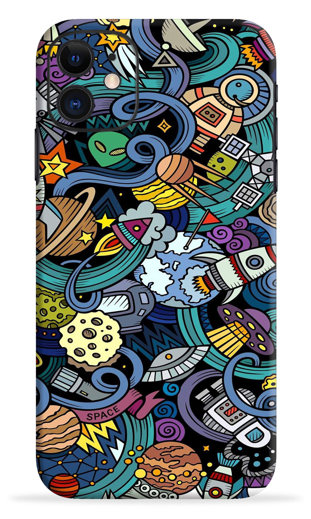 Space Abstract Mobile Skin Only – SkinLelo - Main Image