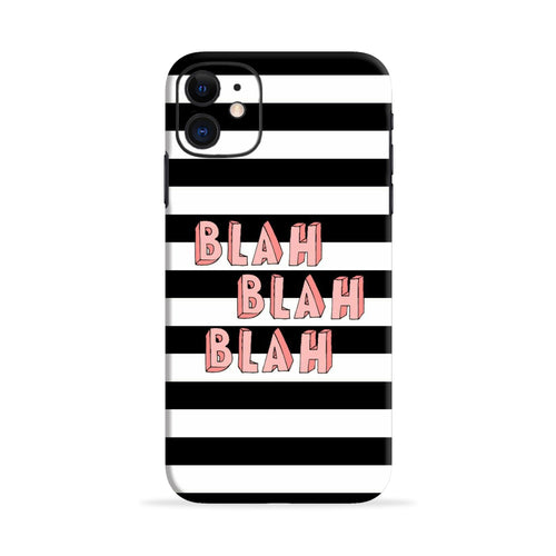 Blah Blah Blah iPhone SE Back Skin Wrap