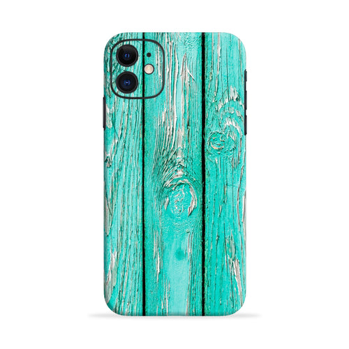 Blue Wood OnePlus X Back Skin Wrap