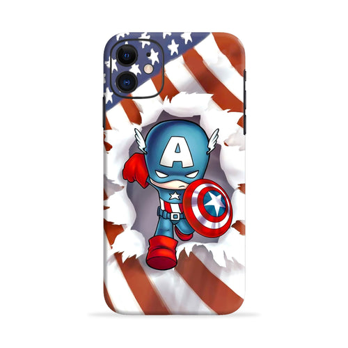 Captain America Nokia 6.1 2018 Back Skin Wrap