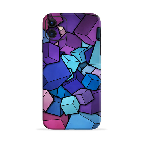 Cubic Abstract Samsung Galaxy A20E - No Sides Back Skin Wrap