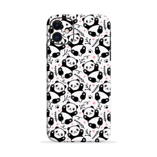 Cute Panda Samsung Galaxy A12 Back Skin Wrap