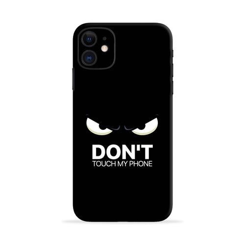 Don'T Touch My Phone iPhone SE Back Skin Wrap