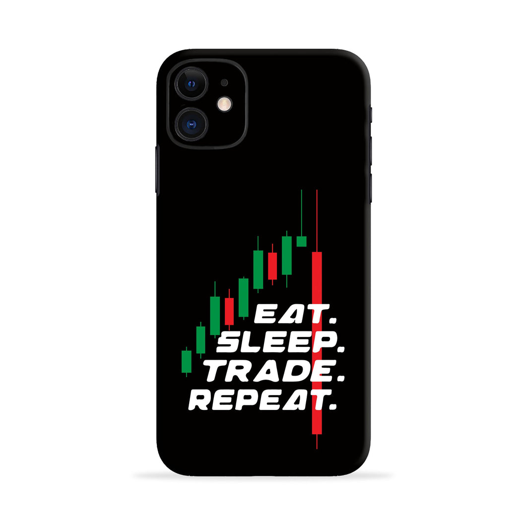 Eat Sleep Trade Repeat Nokia 8.1 Back Skin Wrap