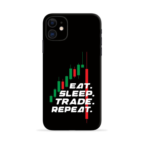 Eat Sleep Trade Repeat Oppo A74 5G Back Skin Wrap