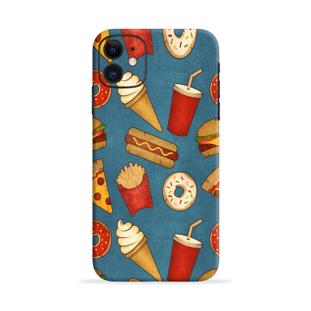 Foodie iPhone SE Back Skin Wrap