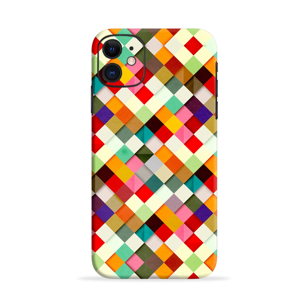 Geometric Abstract Colorful OnePlus X Back Skin Wrap