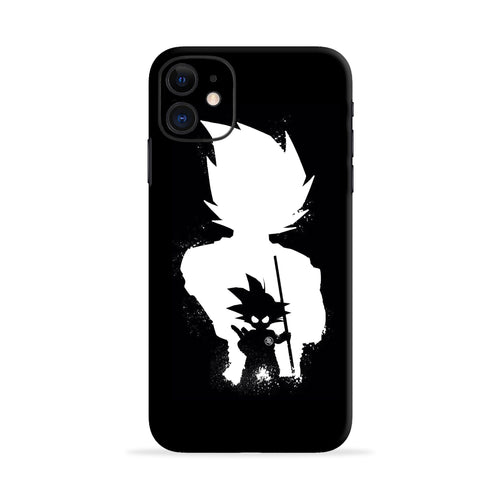 Goku Shadow iPhone SE Back Skin Wrap