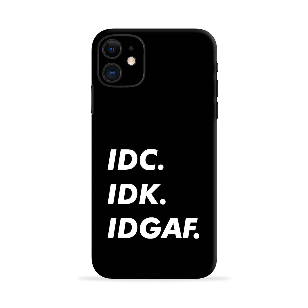 Idc Idk Idgaf Samsung Galaxy Grand Quattro Back Skin Wrap