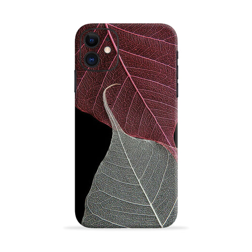 Leaf Pattern Tecno i5 - No Sides Back Skin Wrap