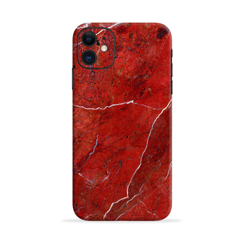 Red Marble Design Samsung Galaxy M22 - No Sides Back Skin Wrap