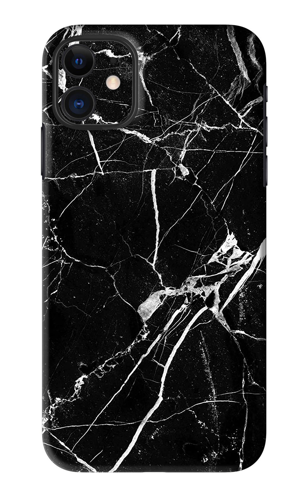 Black Marble Texture 2 iPhone 11 Back Skin Wrap