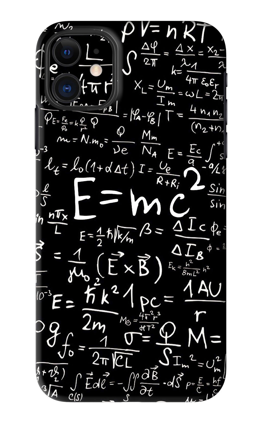 Physics Albert Einstein Formula iPhone 11 Back Skin Wrap
