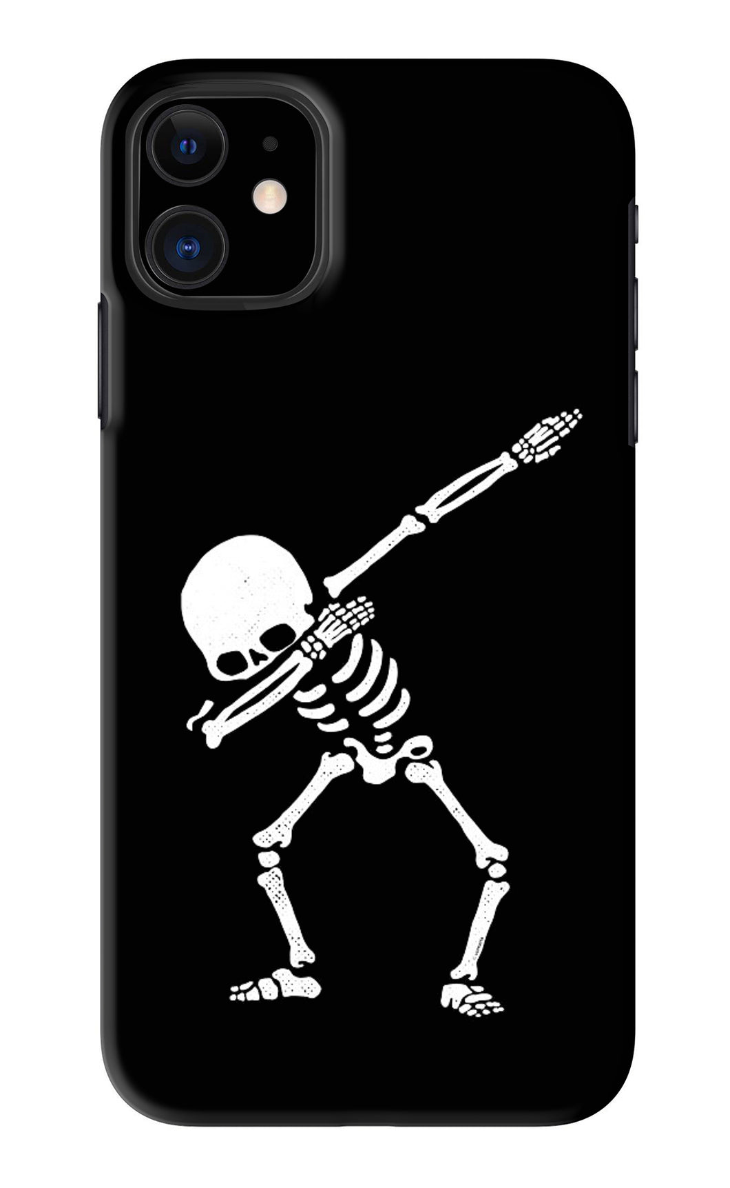 Dabbing Skeleton Art iPhone 11 Back Skin Wrap