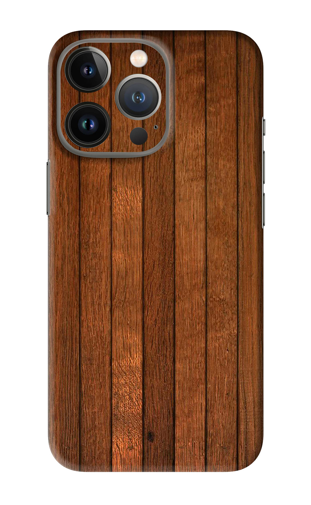 Wooden Artwork Bands iPhone 13 Pro Back Skin Wrap
