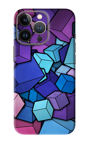 Cubic Abstract iPhone 13 Pro Back Skin Wrap