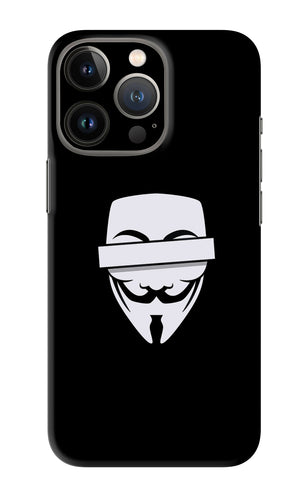 Anonymous Face iPhone 13 Pro Back Skin Wrap