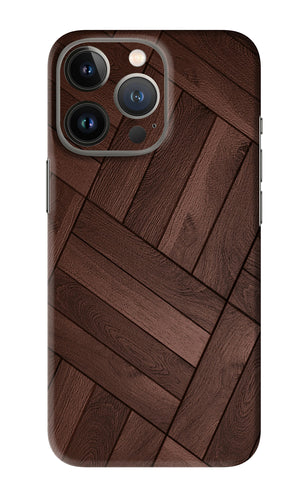 Wooden Texture Design iPhone 13 Pro Back Skin Wrap