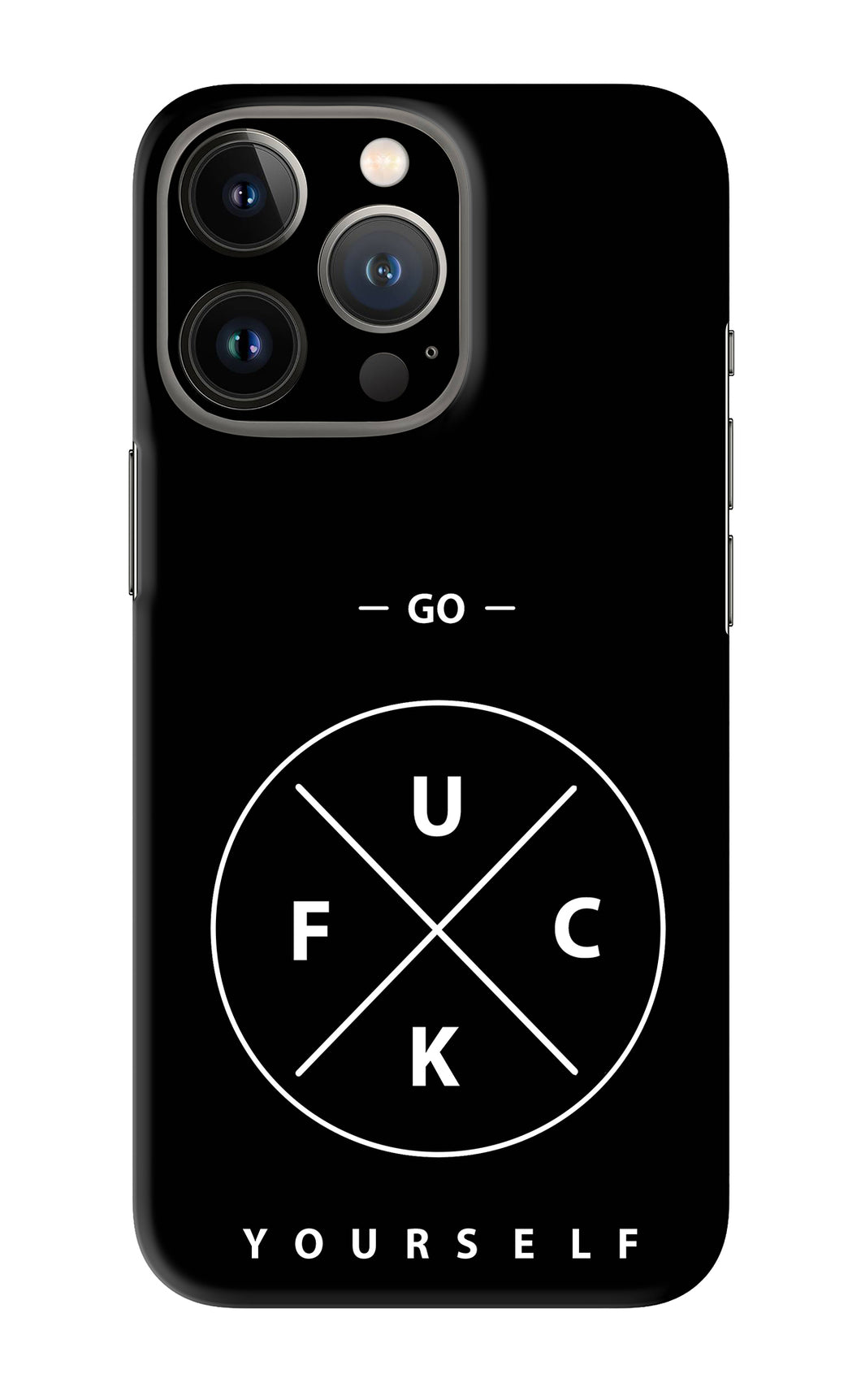 Go Fuck Yourself iPhone 13 Pro Back Skin Wrap