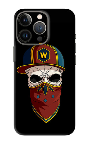 Skull iPhone 13 Pro Back Skin Wrap