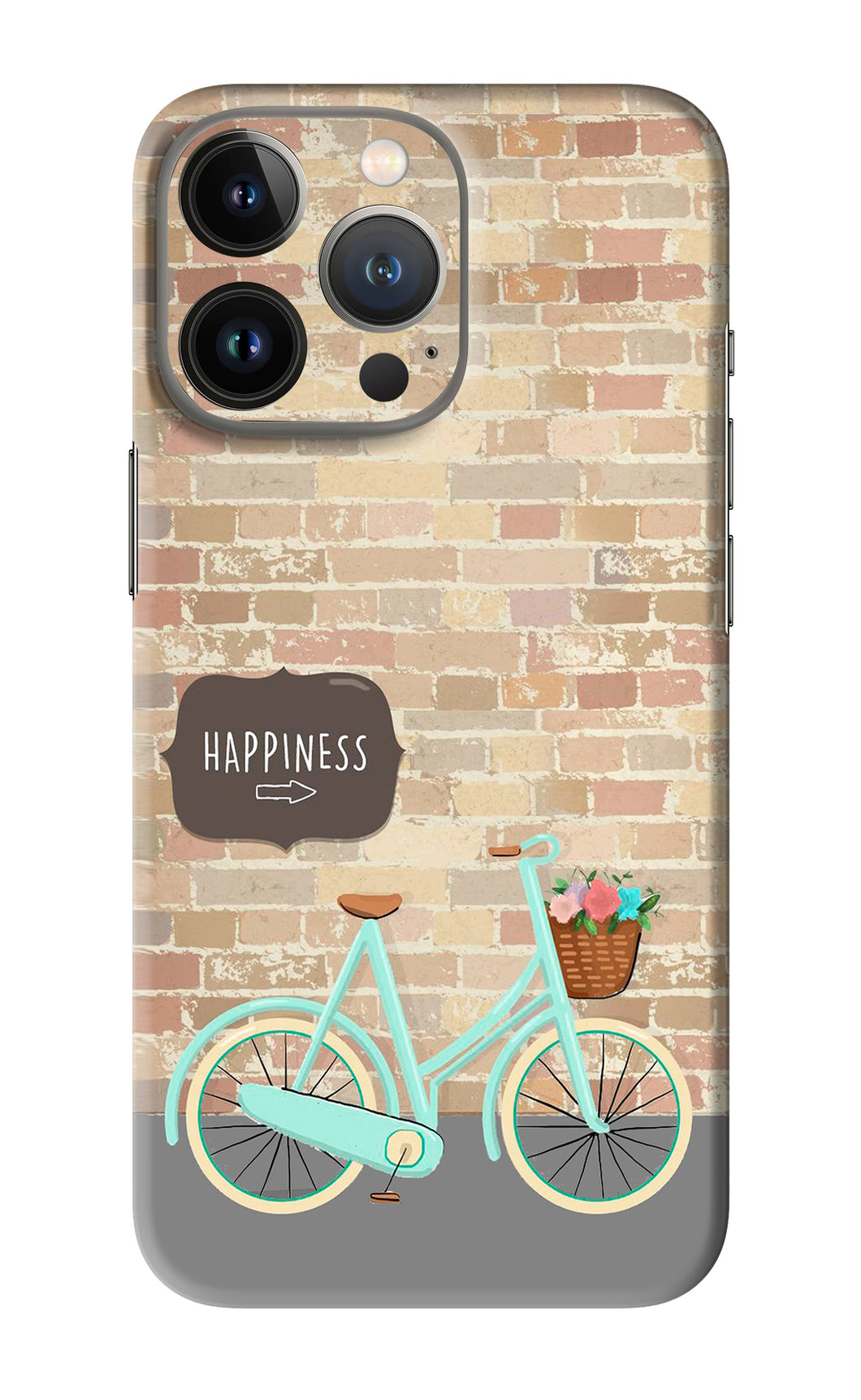Happiness Artwork iPhone 13 Pro Back Skin Wrap