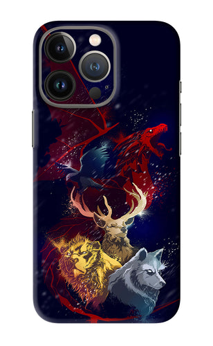 Game Of Thrones iPhone 13 Pro Back Skin Wrap