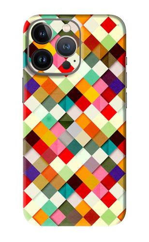 Geometric Abstract Colorful iPhone 13 Pro Back Skin Wrap