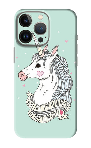 Unicorn Wallpaper iPhone 13 Pro Back Skin Wrap