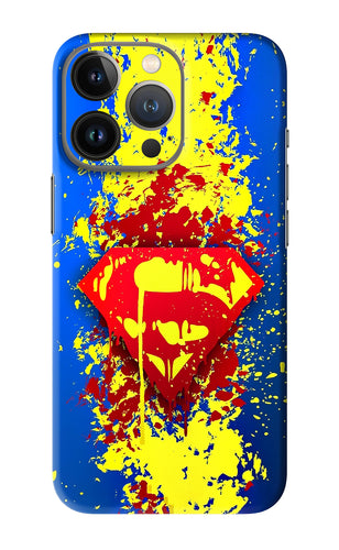 Superman logo iPhone 13 Pro Back Skin Wrap