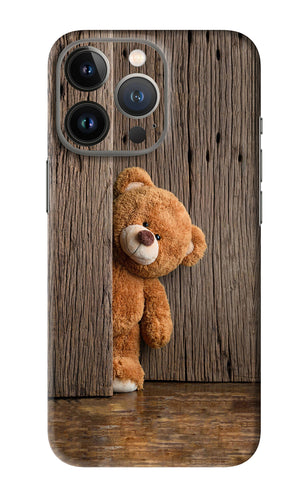 Teddy Wooden iPhone 13 Pro Back Skin Wrap