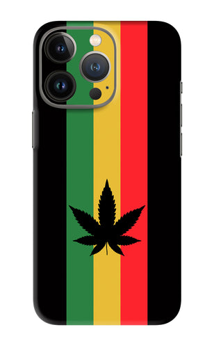 Weed Flag iPhone 13 Pro Back Skin Wrap