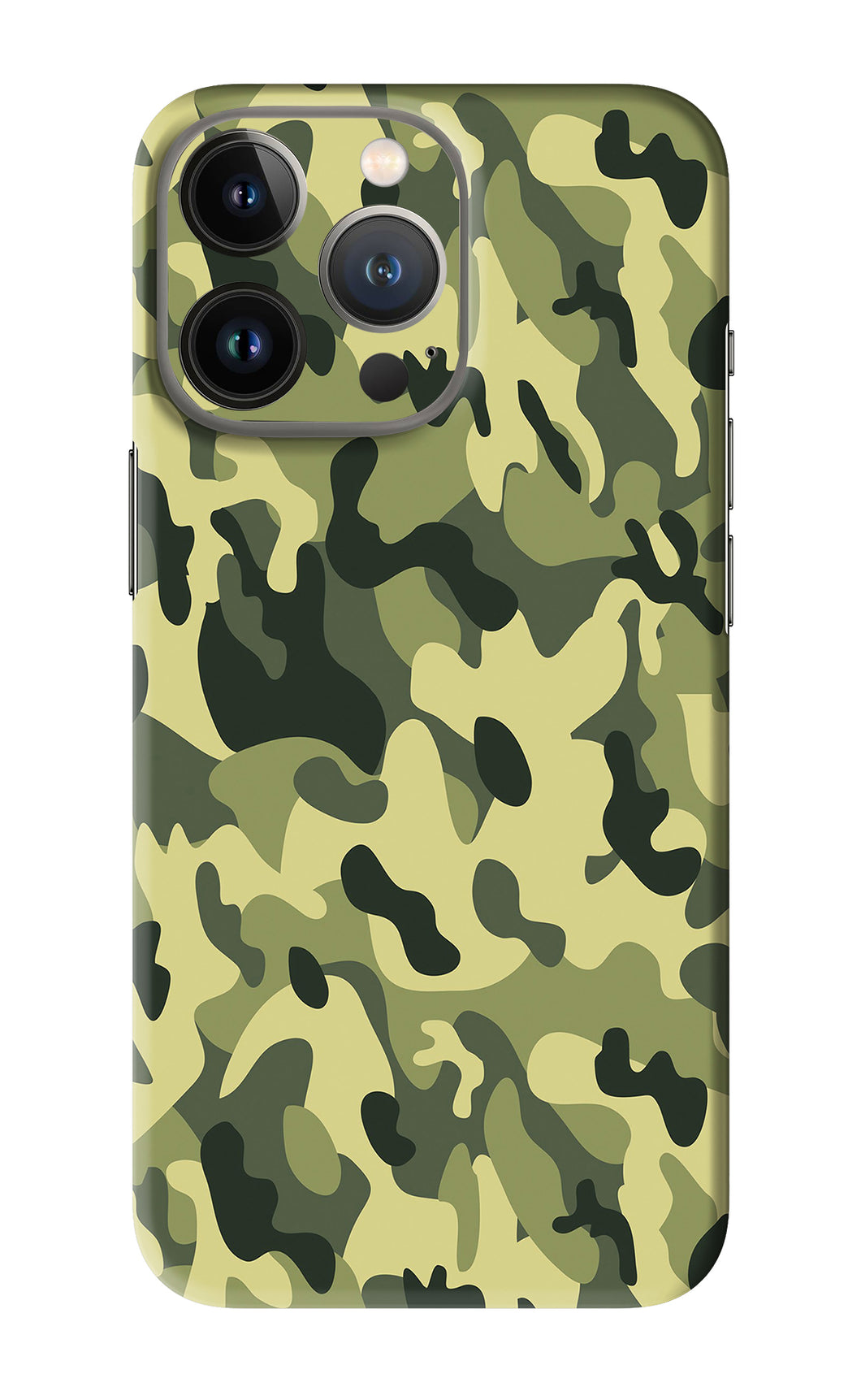 Camouflage iPhone 13 Pro Back Skin Wrap