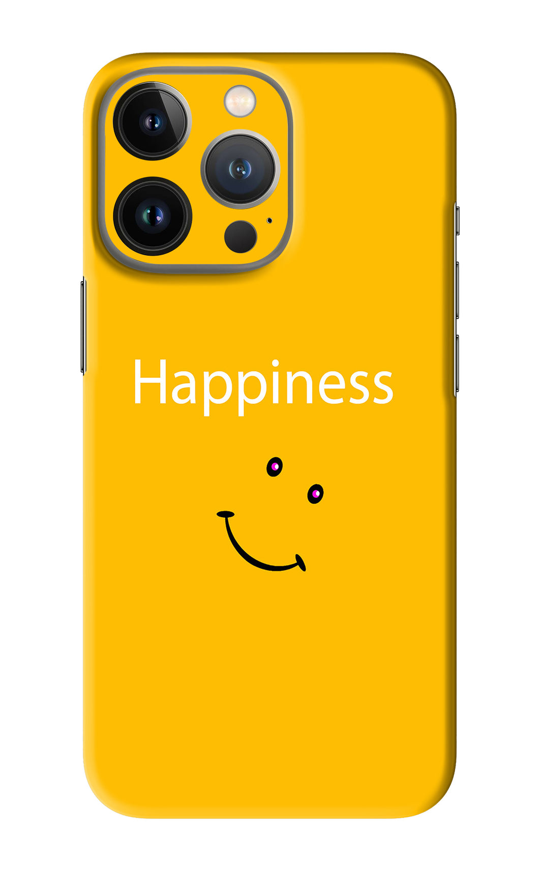 Happiness With Smiley iPhone 13 Pro Max Back Skin Wrap