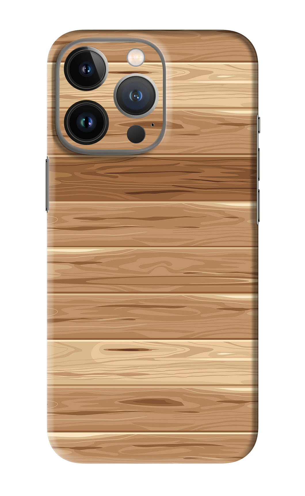 Wooden Vector iPhone 13 Pro Max Back Skin Wrap