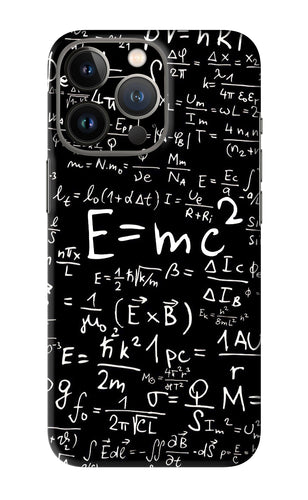 Physics Albert Einstein Formula iPhone 13 Pro Max Back Skin Wrap