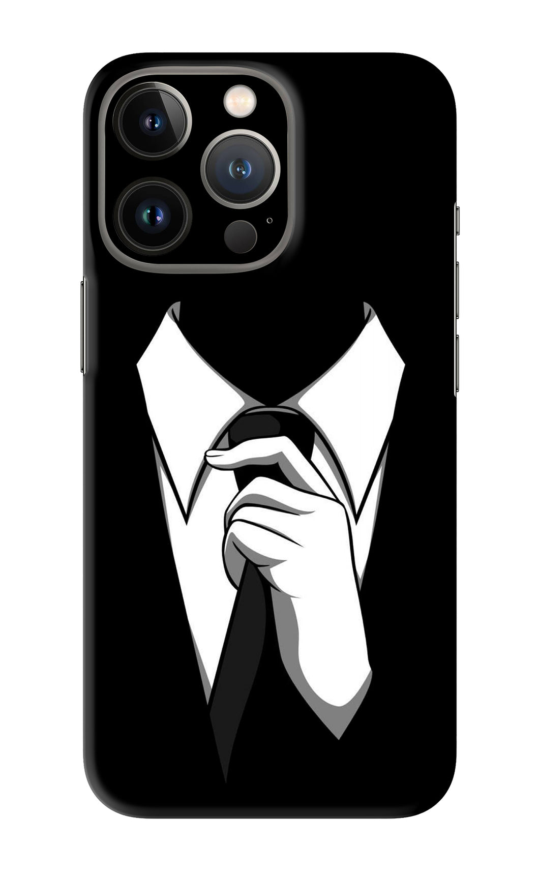 Black Tie iPhone 13 Pro Max Back Skin Wrap