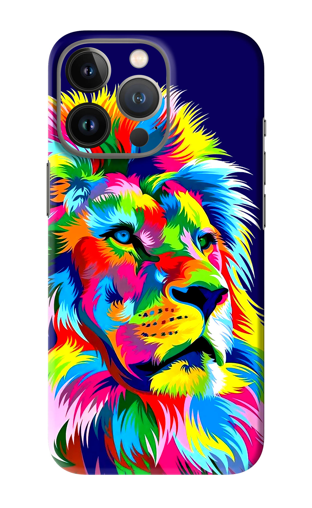 Vector Art Lion iPhone 13 Pro Max Back Skin Wrap