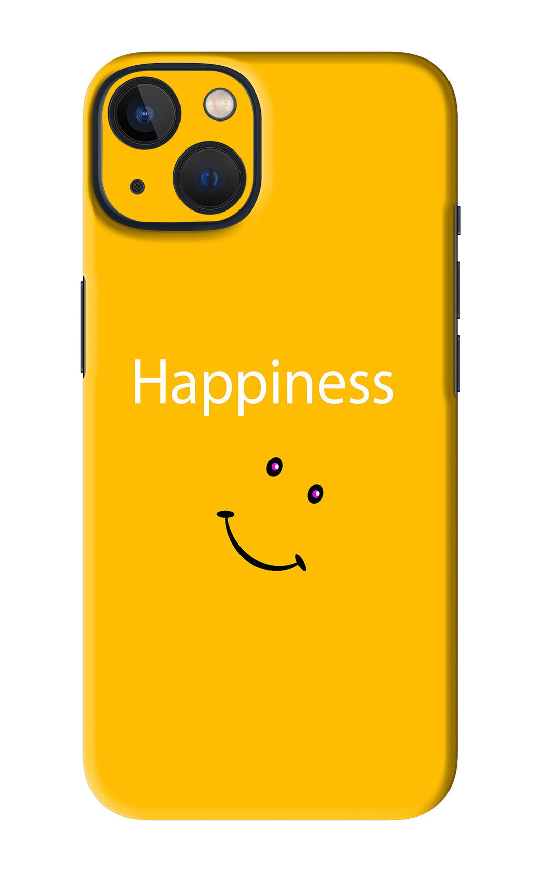 Happiness With Smiley iPhone 13 Mini Back Skin Wrap