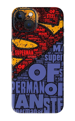 Superman iPhone 13 Mini Back Skin Wrap