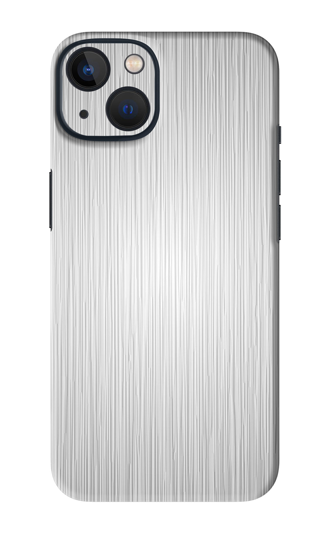 Wooden Grey Texture iPhone 13 Mini Back Skin Wrap