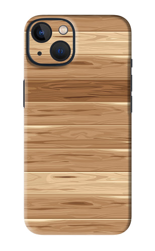 Wooden Vector iPhone 13 Mini Back Skin Wrap