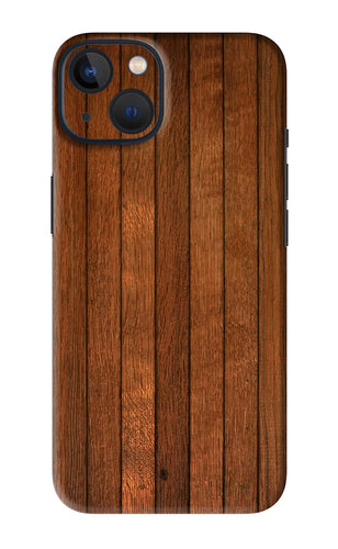 Wooden Artwork Bands iPhone 13 Mini Back Skin Wrap