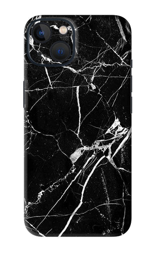 Black Marble Texture 2 iPhone 13 Mini Back Skin Wrap
