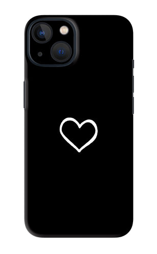 Heart iPhone 13 Mini Back Skin Wrap