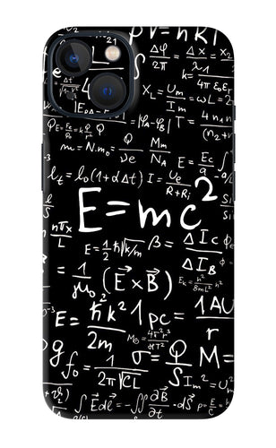 Physics Albert Einstein Formula iPhone 13 Mini Back Skin Wrap