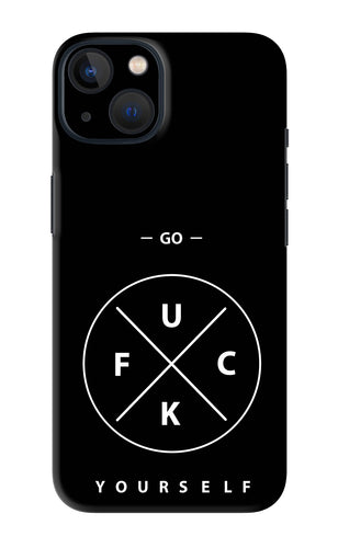Go Fuck Yourself iPhone 13 Mini Back Skin Wrap