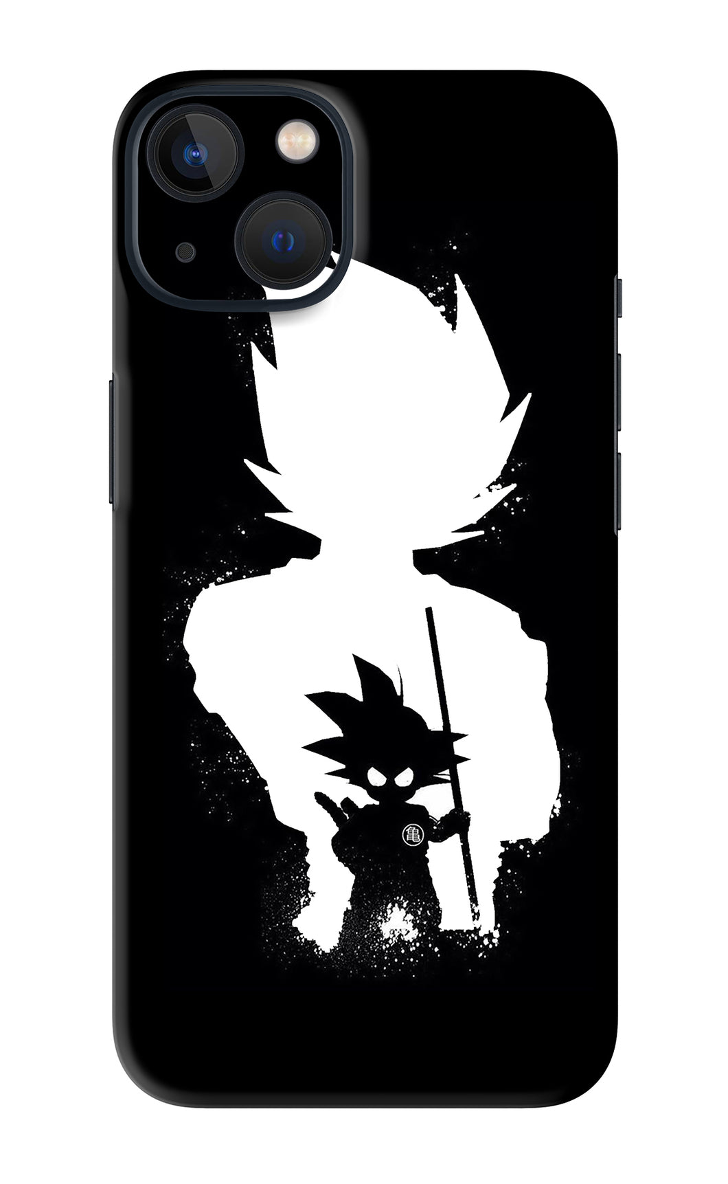 Goku Shadow iPhone 13 Mini Back Skin Wrap