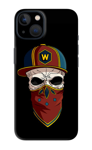Skull iPhone 13 Mini Back Skin Wrap